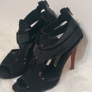 Manolo Blahnik Black Heels Sandals 5.5